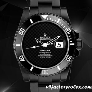 V9 Rolex Submariner Bamford Men's Rolex Calibre 2813 Black Dial Automatic